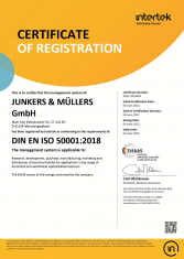 Европейский сертификат ISO (Европейский стандарт) JM